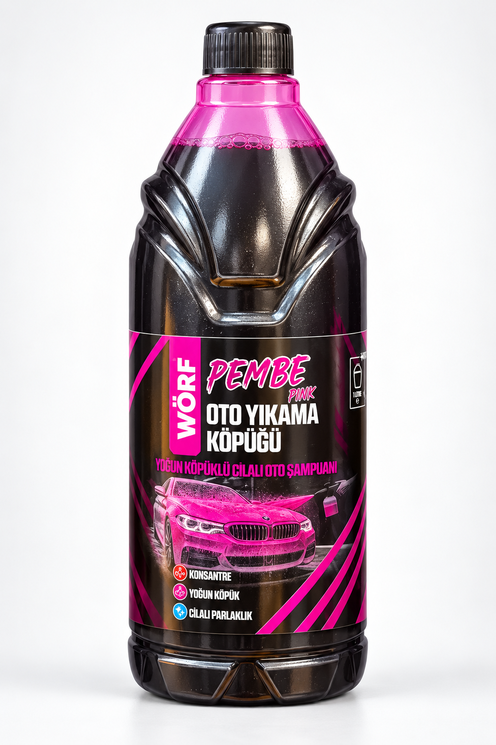 Wörf Pembe Oto Yıkama Köpüğü