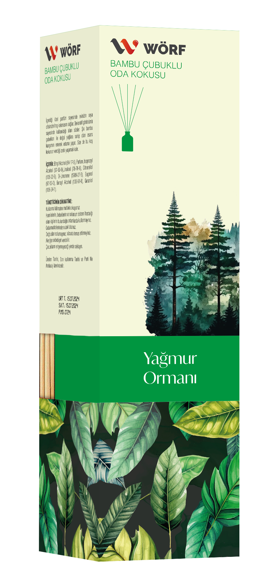 Wörf Bambu Çubuklu Koku